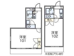 レオパレス葵第2の物件間取画像